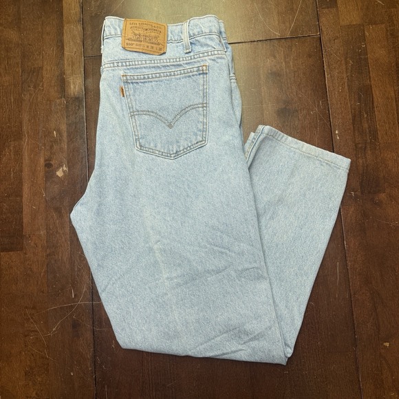 VTG Levi's 550 Orange Tab 96' Jeans Men's 38x30‎ (fits 38x28) Relaxed Tapered - Picture 1 of 10